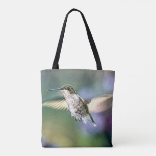 Bolso De Tela Volando colibrí