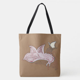 Bolso De Tela Volando Dragón