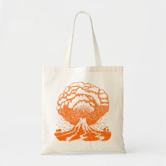 Bolso De Tela Volcán Naranja