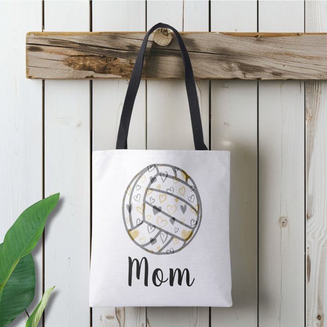 Bolso De Tela Voleibol Mom (Subido por el creador)