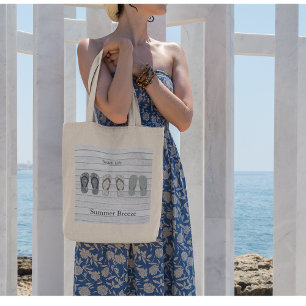 Bolso De Tela Voltear las copas en el paseo marítimo