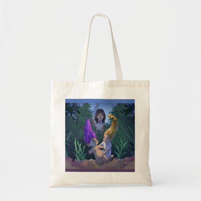 Bolso De Tela Volumen 1 y 2 de la serie Troll (Frente)