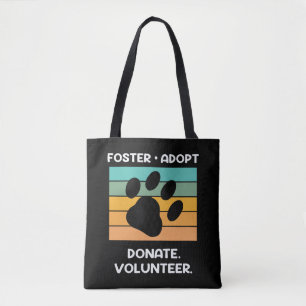 Bolso De Tela Voluntario de Bienestar Animal