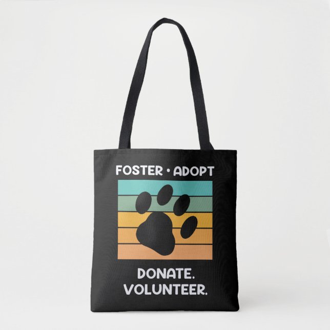 Bolso De Tela Voluntario de Bienestar Animal (Anverso)