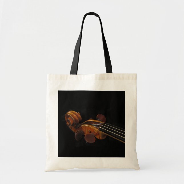 Bolso De Tela Voluta del violín (Frente)