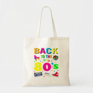Bolso De Tela Volviendo Al Vestido De Los 80'S De Los 80'S Retro