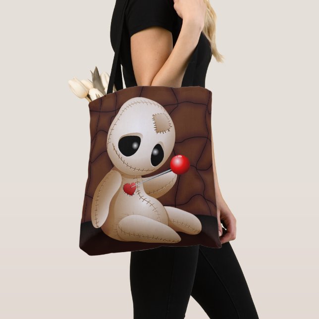 Bolso De Tela Voodoo Doll Personalizado enamorado (Detalle)