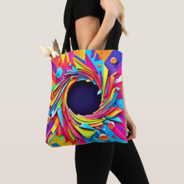 Bolso De Tela Vórtice del arte de la Vitalidad