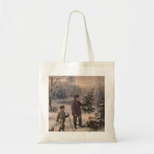 Bolso De Tela Vorweihnacht   F Kruger  Navidades de Alemania
