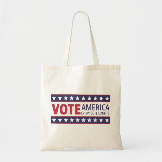 Bolso De Tela Votación (Frente)