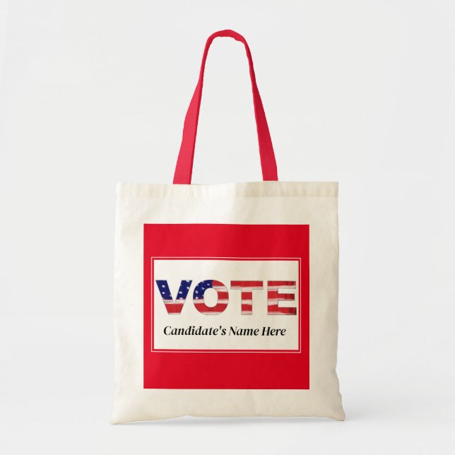 Bolso De Tela Votación (Frente)