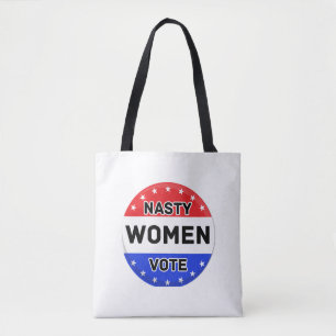 Bolso De Tela Votación de mujeres desagradables   Regalo feminis