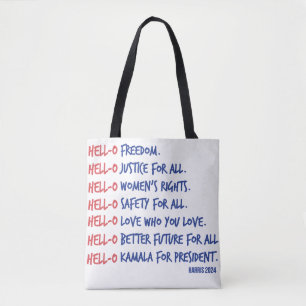 Bolso De Tela Votación por el Tote Kamala