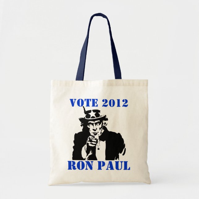 BOLSO DE TELA VOTACIÓN RON PAUL 2012 (Frente)