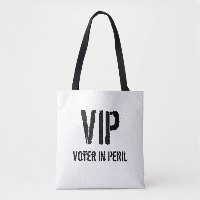 Bolso De Tela Votante VIP en peligro (Anverso)