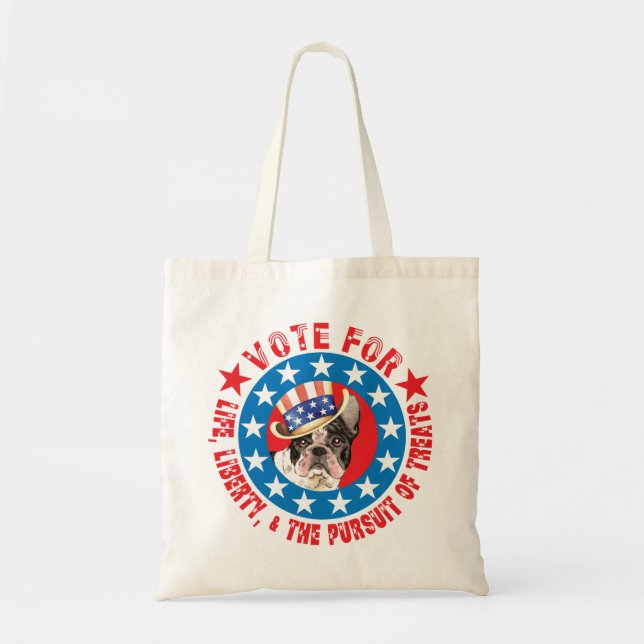 Bolso De Tela Votar por Francia (Frente)