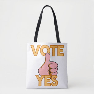 Bolso De Tela Votar sí