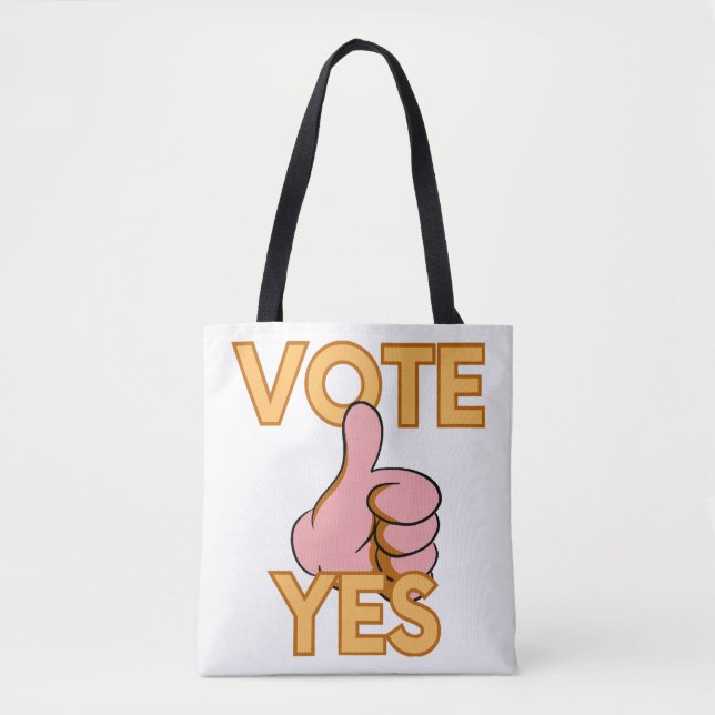 Bolso De Tela Votar sí (Anverso)