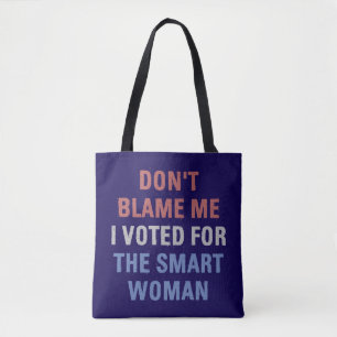 Bolso De Tela Voté contra Trump por Kamala Harris
