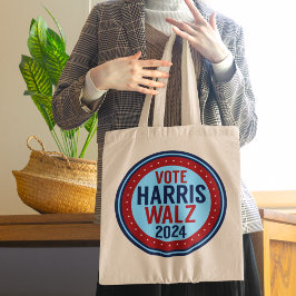 Bolso De Tela Vote Harris Walz por las elecciones presidenciales