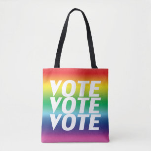 Bolso De Tela voto de voto - orgullo lgbtq lgbt