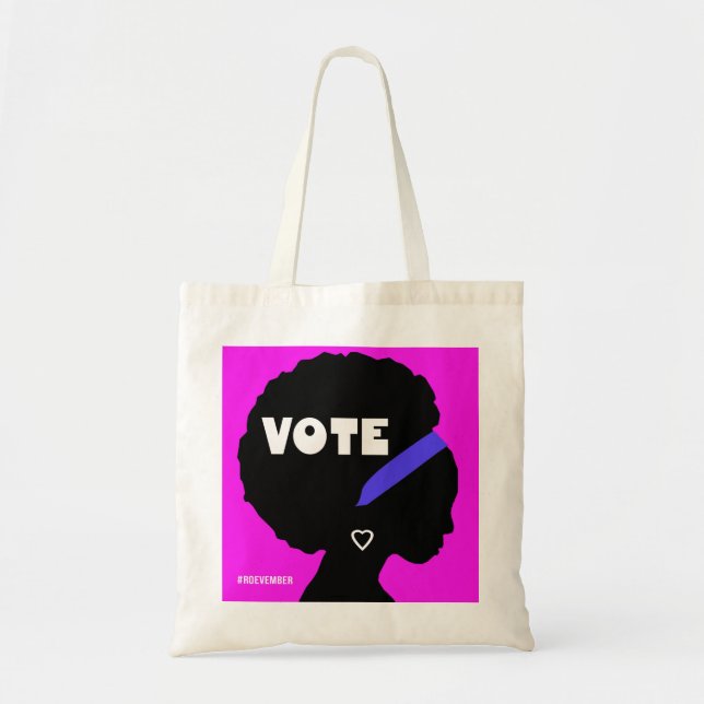 Bolso De Tela VOTO Roevember (Frente)