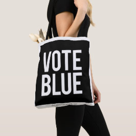 Bolso De Tela VOTO Tote AZUL