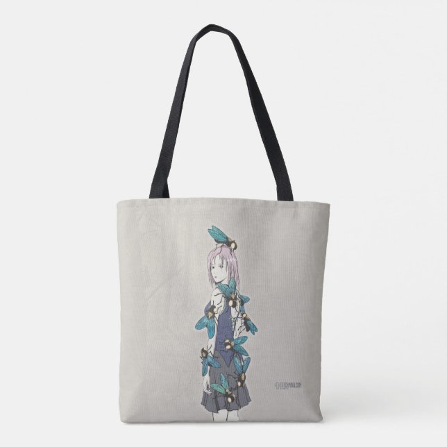 Bolso De Tela Vuela el tote (Reverso)