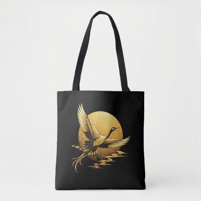 Bolso De Tela Vuelo Dorado (Anverso)