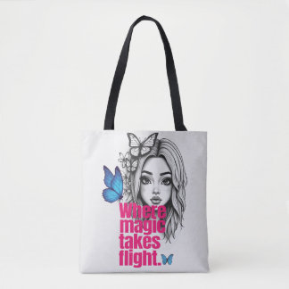 Bolso De Tela Vuelo encantado