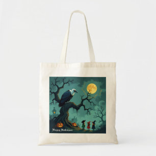 Bolso De Tela Vultura de Halloween