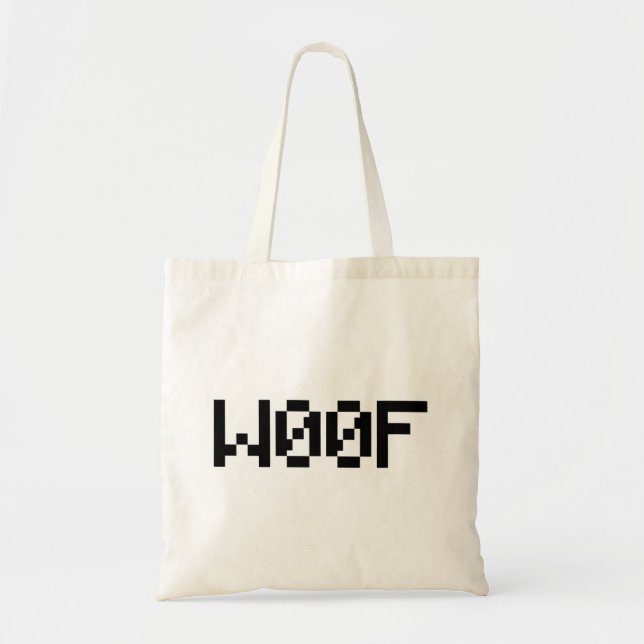 Bolso De Tela W00F [Sonidos animales de la lengua materna] (Frente)