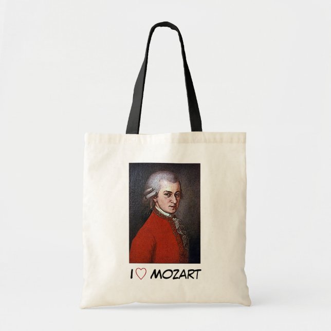 Bolso De Tela W.A. Mozart (Frente)