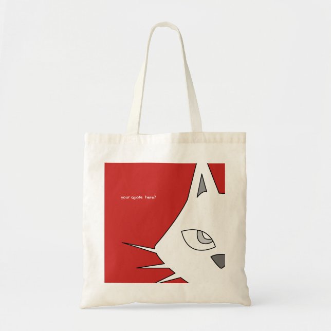 BOLSO DE TELA W-CAT (Frente)