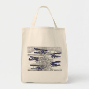 Bolso De Tela Waco Biplane