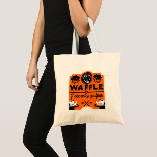 Bolso De Tela Waffles de Francia
