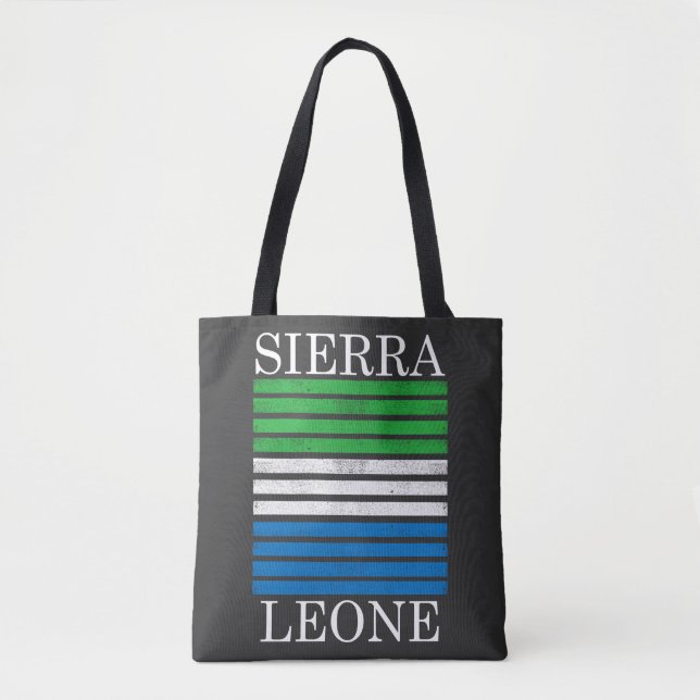 Bolso De Tela WAITout Arts Freetown Sierra Leona estrena bandera (Anverso)
