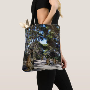 Bolso De Tela Wallabys Australianos En La Carretera,