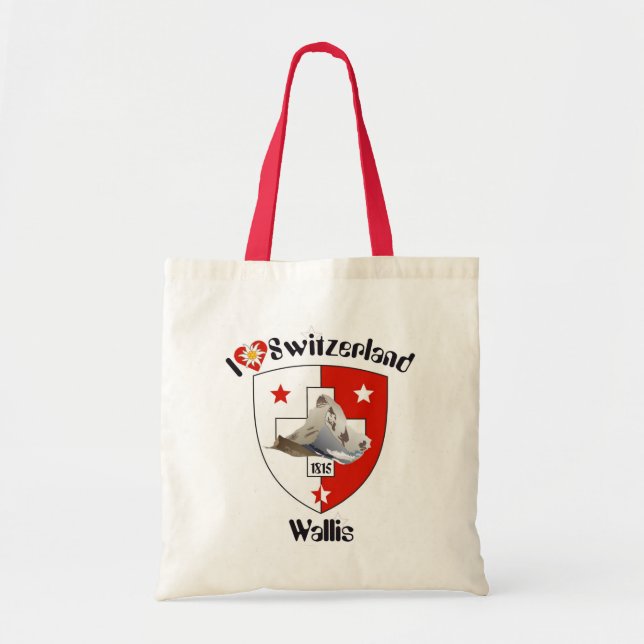 Bolso De Tela Wallis / Valais Tasche (Frente)