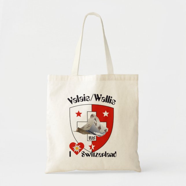Bolso De Tela Wallis / Valais Tasche (Frente)