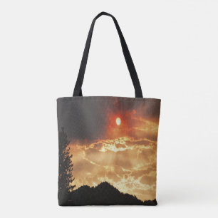 Bolso De Tela Wallow Fire Sky....