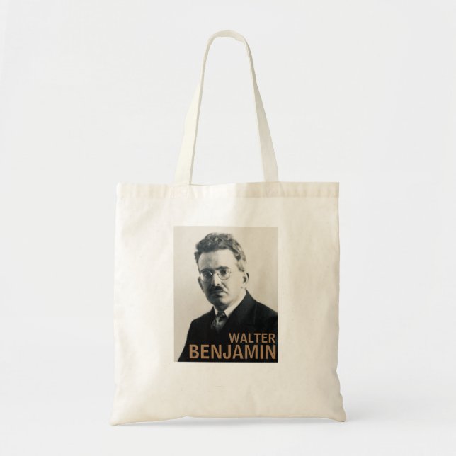 Bolso De Tela Walter Benjamin (Frente)