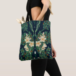 Bolso De Tela Walter Crane "Francesca" Botánico