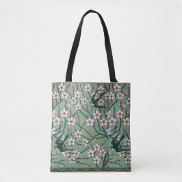 Bolso De Tela Walter Crane Golondrinas y Almendros