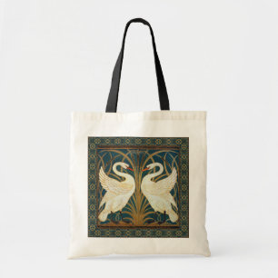 Bolso De Tela Walter Crane Swan, Rush E Iris Art Nouveau