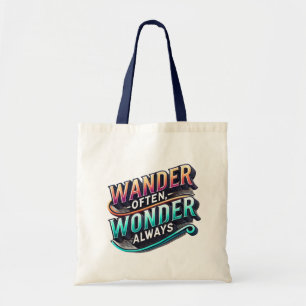 Bolso De Tela Wander A Menudo, Wonder Siempre   Presupuesto insp