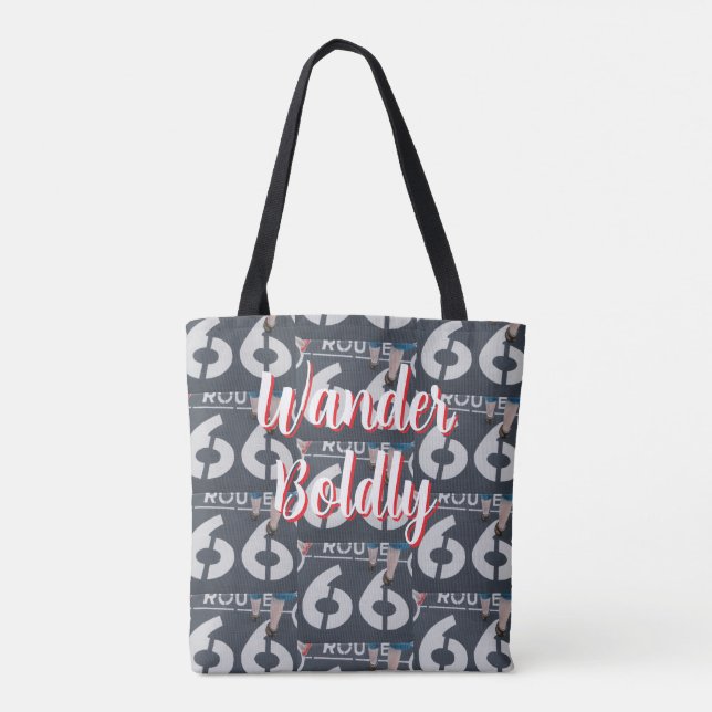 Bolso De Tela Wander Boldly (Reverso)