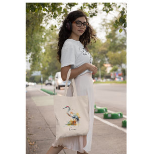 Bolso De Tela Wandering Crane, personalizado