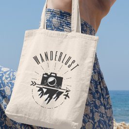 Bolso De Tela Wanderlust Adventure Avid Travellers Gift