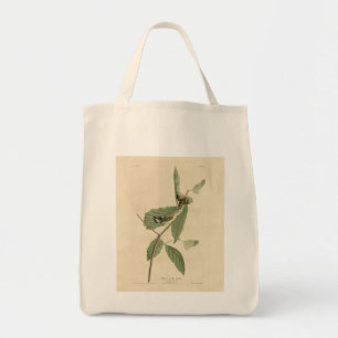 Bolso De Tela Warbler negro y amarillo, los pájaros de América d